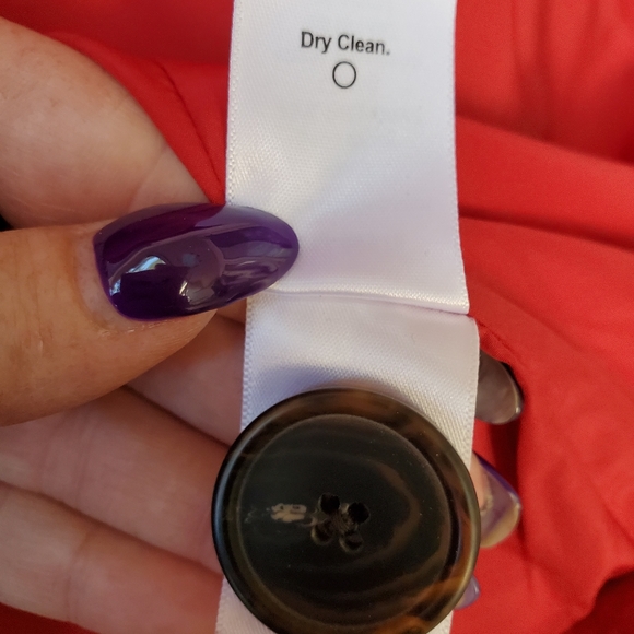 Coldwater Creek Wool Jacket Red Coat Size 16 - EUC! - Picture 16 of 16